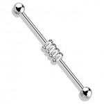 CZ Rectangle Industrial Barbell